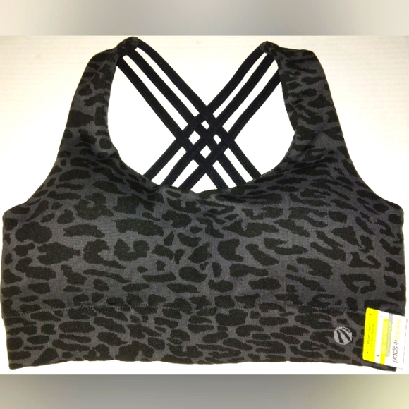 ★NWT★Marika Sport★Performance Seamless Crisscross Back Sports Bra★Large★ - Picture 2 of 14